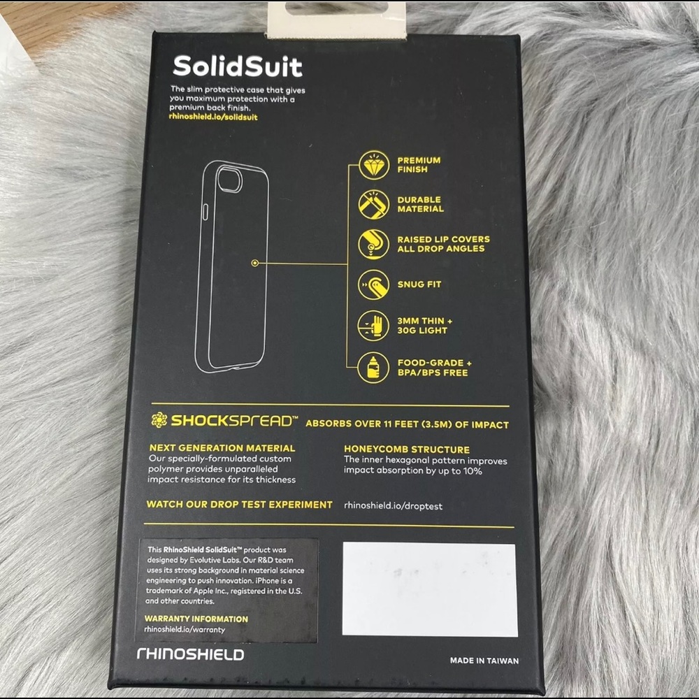 Solidsuit Rhinoshield ProtectiveCase Apple iPhoneX - Picture 5 of 8